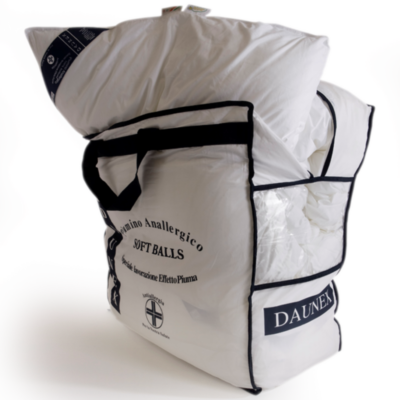 Piumone Daunex Estivo, DOLOMITES, 100% puro piumone bianco originale vergine d’oca