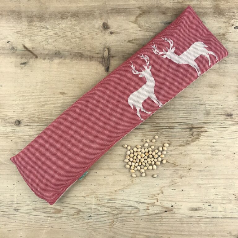ADEIVA Cuscino Cervicale Termico Con Noccioli Di Ciliegia Bio - Made In Italy, 25x25 Cm, 550gr, Sfoderabile E Lavabile
