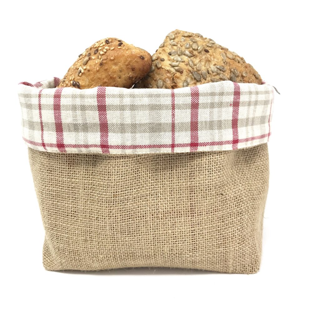 Westmark Borsa Per Il Pane In Cotone Con Cuscinetto Termico In Ceramica, Antracite/Beige, Ø20x23 Cm, Mantiene Caldo, Lavabile - 3