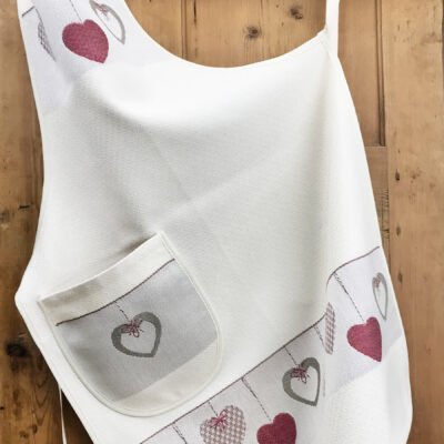 Grembiule con con cervi, tessuto jacquard, in stile tirolese alpino montagna, diversi colori