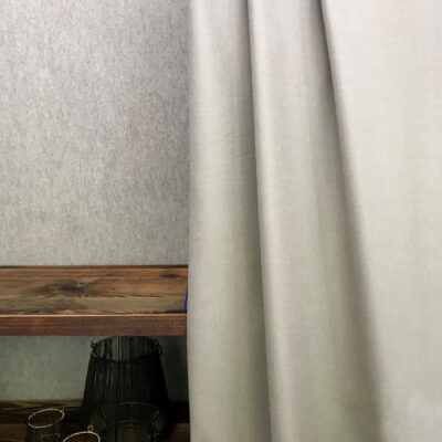 Tenda leggera trasparente su misura online, tinta unita, stile chalet montagna alpino