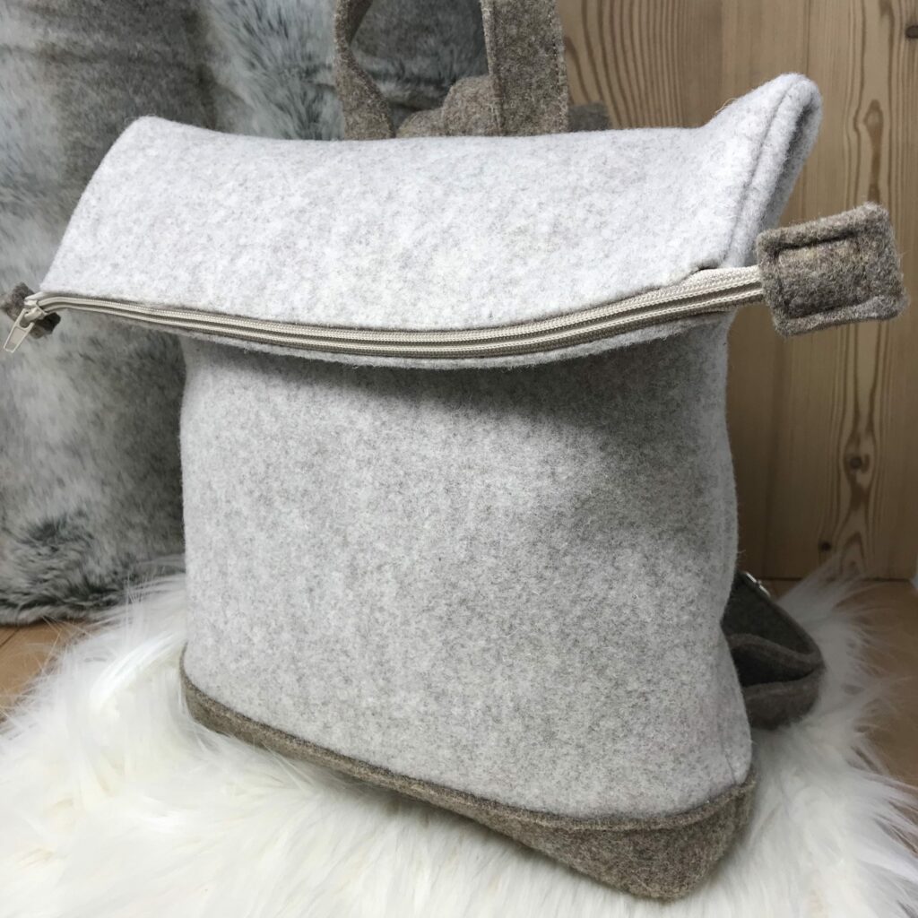 Borsa A Tracolla In Feltro Grigio Per Dirndl - Oktoberfest Donna - Dressforfun - Foto 4