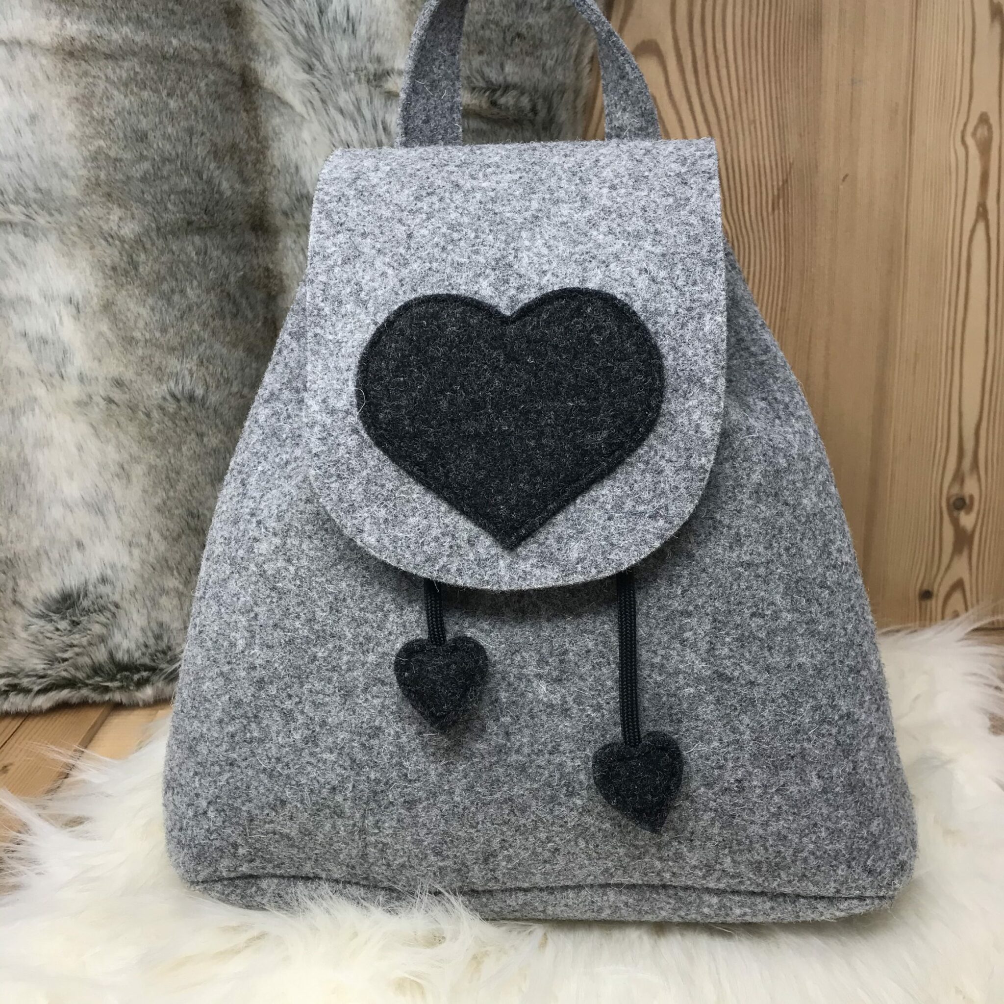 Borsa Passatore portapipe e portasigari tela marrone chiaro/grigio scuro