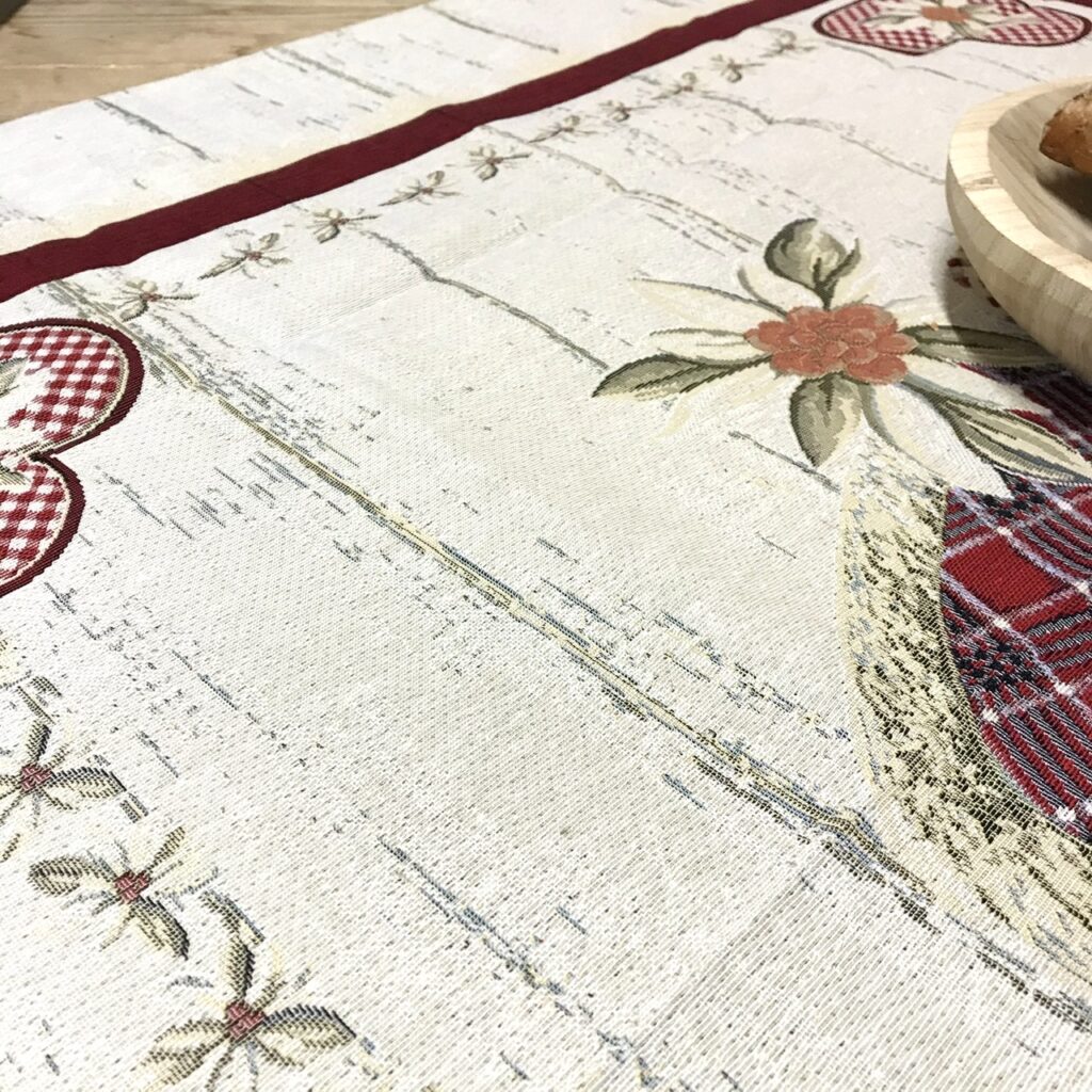 Tessuto Tirolese Shabby Chic Per Tovaglie E Cuscini - Cotone 140cm Di Altezza, Ideale Per Arredamento Country - Foto 13