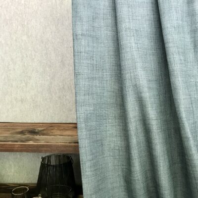 Tende Tendaggi su misura, in cotone e poliestere, ignifuga resistente al fuoco, effetto lino, tinta unita, diversi colori, VENICE