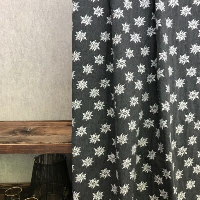 Tenda su misura tirolese country montagna, cervi doubleface, coprente