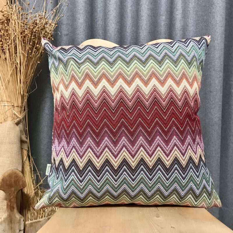 Cuscino federa Missoni, 44×44 cm, gobelin multicolor