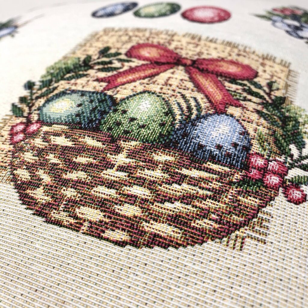 Set Di 4 Federe Per Cuscino Artoid – Fiori Selvatici E Uova Di Pasqua, 45x45 Cm In Poliestere Lavabile
