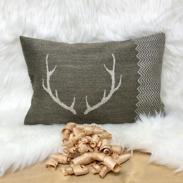 Giraffenland Cuscino Di Cirmolo 40x80cm: Cotone Bio Bianco Con Trucioli Di Pino Cembro Austriaco + Fodera Interna