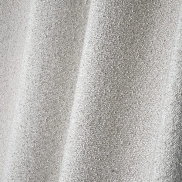 Tenda Bouclé tinta unita color beige, 135×250 anelli fissi, LARZAC