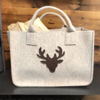 Copripiumino con motivo alberi, fantasia bosco, stile tirolese, in puro cotone – FORESTA tortora