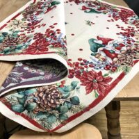 Runner GNOMI NATAILZI 45×140, tessuto gobelin