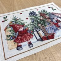 Tovaglietta americana COPPIA GNOMI 35×45, tessuto gobelin