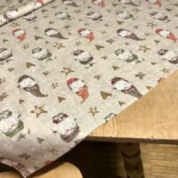 Tovaglietta Natalizia PIGNE CIRMOLO, ecrù lurec