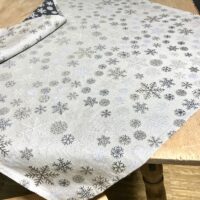 Tovaglietta Natalizia PIGNE CIRMOLO, ecrù lurec