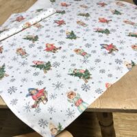 Tovaglietta Natalizia GNOMI NORDICI, 90×90