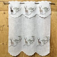 Tenda a vetro con papaveri, per camera da letto cucina e bagno, M-7648