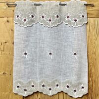 Tenda a vetro con papaveri, per camera da letto cucina e bagno, M-7648