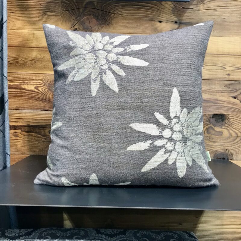 Cuscino Decorativo Edelweiss, Stelle Alpine – Arredo Casa, Stile Alpino