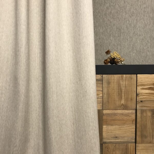 Tenda su misura con cervi e rombi, TRAMESC, stile alpino, antracite