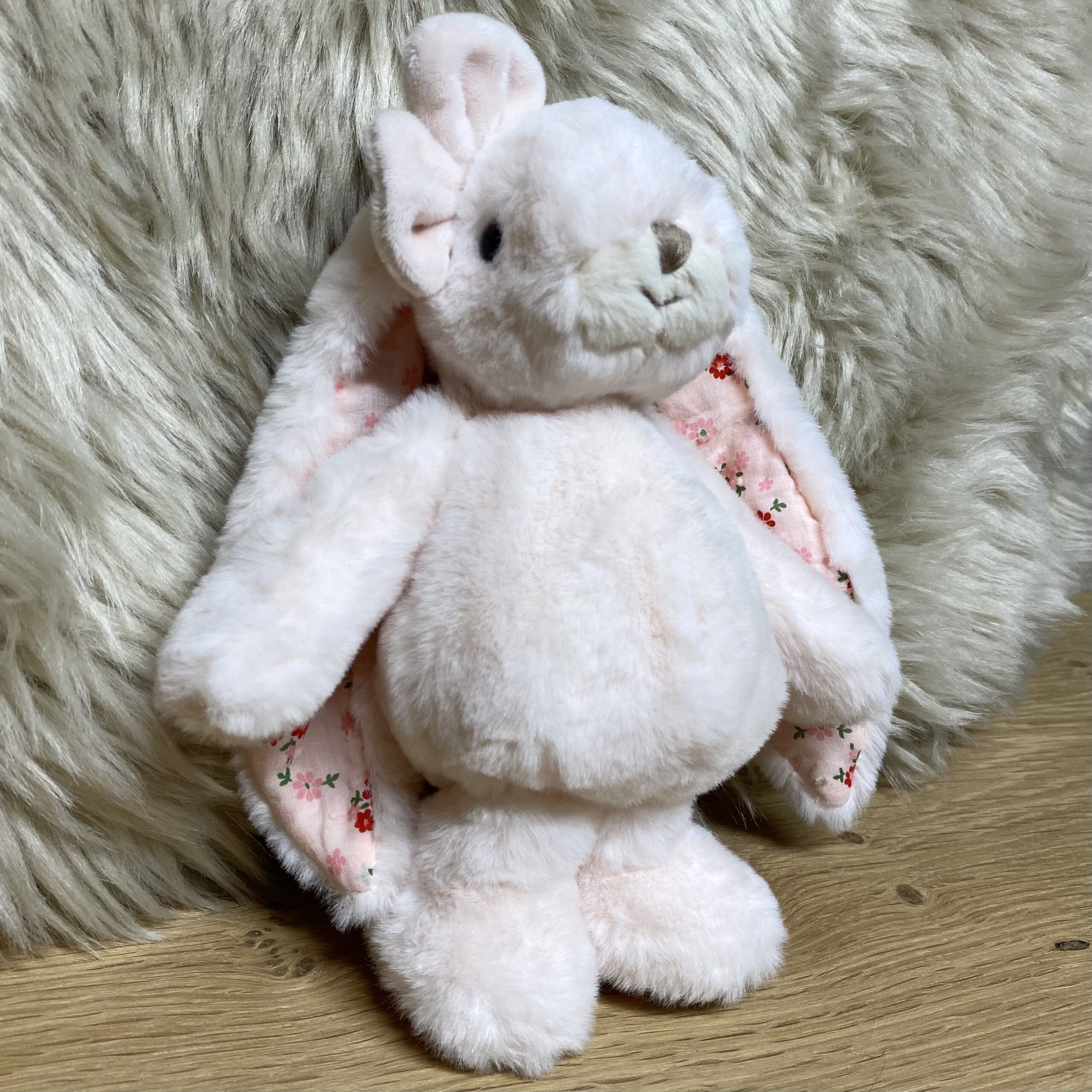 Coniglietta KANINA floral, morbido Peluche per bambini e neonati, colore rosa Coniglietta KANINA floral, morbido Peluche per bambini e neonati, colore rosa