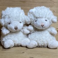 Coniglietta KANINA floral, morbido Peluche per bambini e neonati, colore rosa