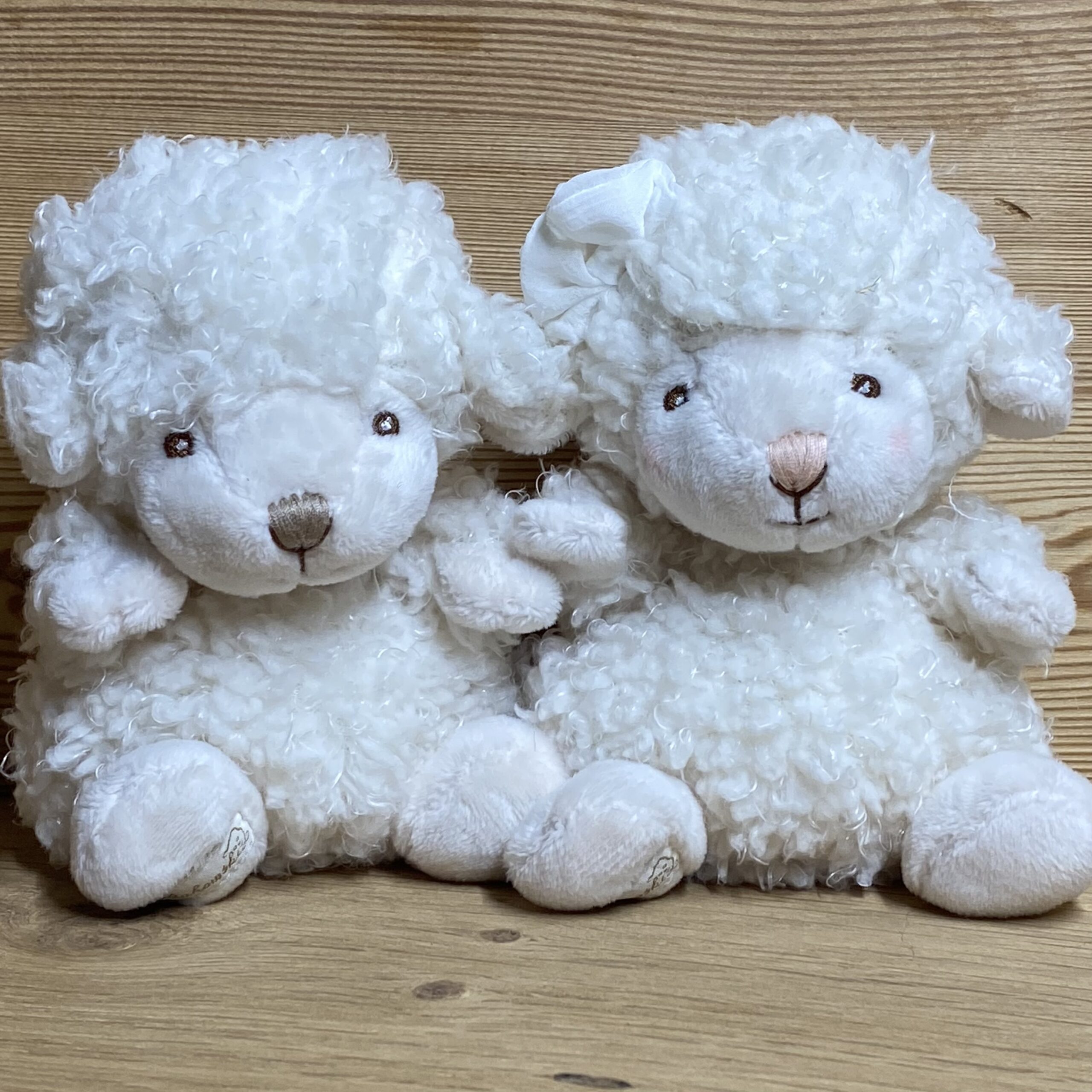Peluche BABY MACK & BABY MOLLY, pecorelle morbide, ideale per bambini Peluche BABY MACK & BABY MOLLY, pecorelle morbide, ideale per bambini