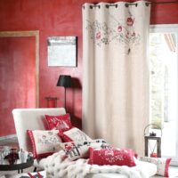 Cuscino Montagne Alpine, effetto Lana, beige